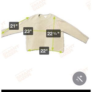 Coldwater Creek 1X   beautiful cable knit sweater